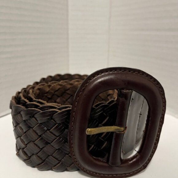 Braided leather belt. - Picture 1 of 4
